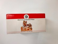Mini frutera y sándwichera ~ Lo mejor del chef ~ Hacer mini aperitivos perfectos ~ Nuevo caja abierta
