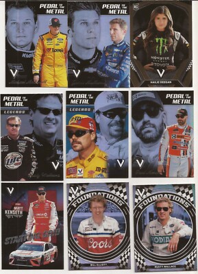 2018 Panini Victory Lane Racing Nascar Base Foil Inserts Parallel You Pick