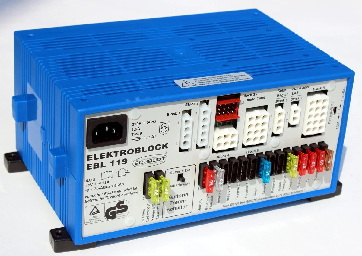 SHORTS Control De Autocaravana ELEKTROBLOCK EBL 119, 46 OFF