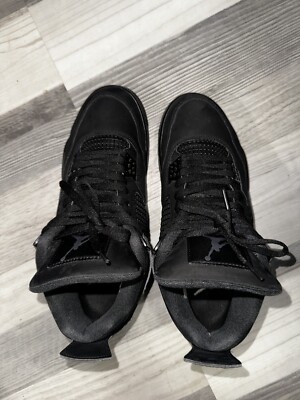 Size 8.5 - Air Jordan 4 Retro 2006 Black Cat | eBay