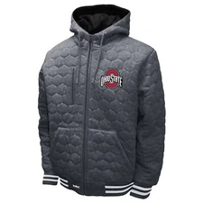 Franchise Club Mens Quilted Full Zip Jacket