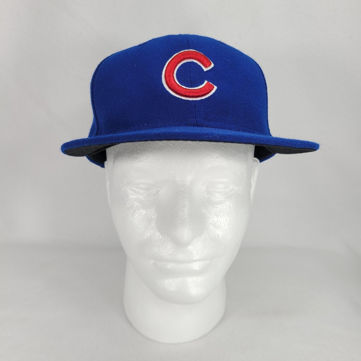 Chicago Cubs Baseball Hat Blue New Era 59Fifty Fitted 7-1/8 Ball