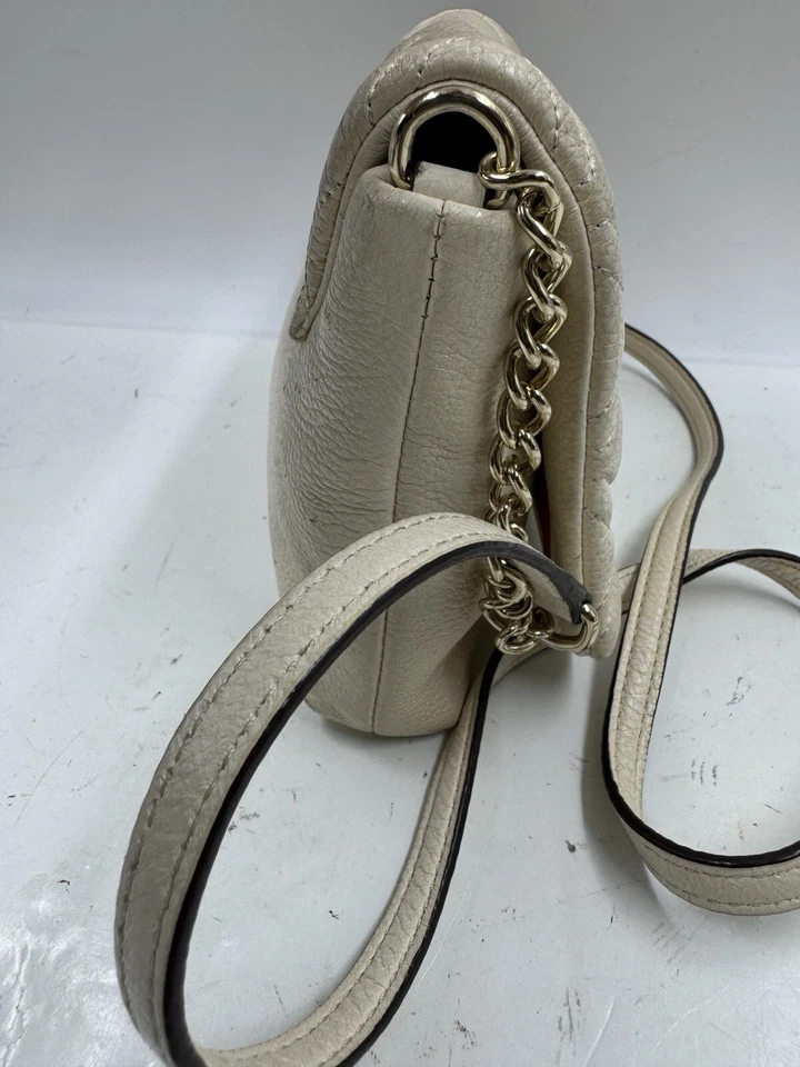 Bolso Mensajero Kate Spade Astor Court Naomi Para Mujer Cuero Marfil Bolso de Mano Foto 3 de 4