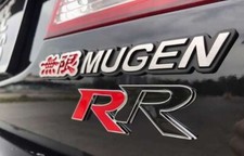 3d Aluminum Red Mugen Rr Car Frontrear Badge Fender Body Emblem Decalsticker