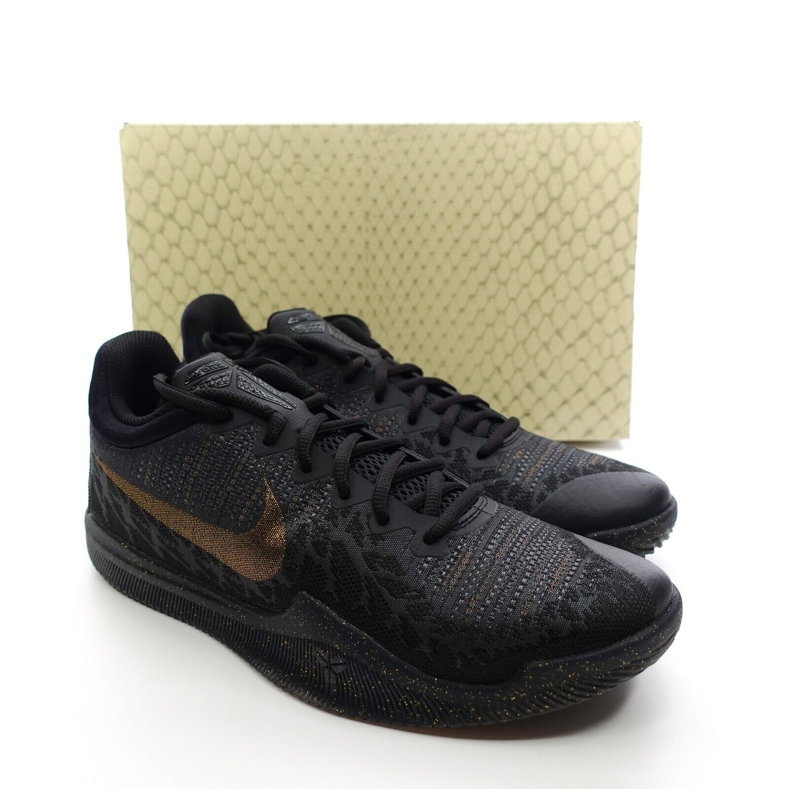 cocaína Autocomplacencia Estéril Nike Kobe Bryant Mamba Rage Black Gold Mens Size 7.5 Basketball Shoes  908972-099 | eBay