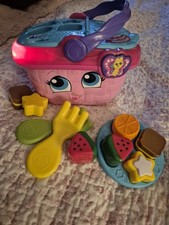 LeapFrog Shapes and Sharing Picnic Basket, Multicolor Role Play Toy for Infants