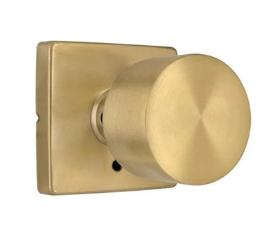 #ad quot;SETOF 2quot; Home Decorators Ridgeway Brushed Gold Bed Bath Door Knob w Square $39.99