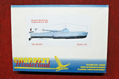 1:72 Modellbausatz Choroszy S37 German Motorboat S-628 (ex-M.A.S. 505) OVP