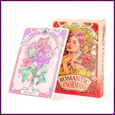 37Pcs Lenormand Tarot Card Deck Full English Oracles Board Game 10.2x7.2cm