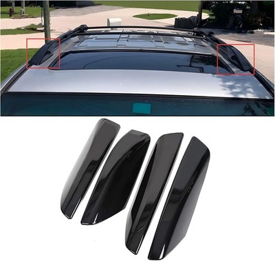 For Toyota 4Runner N210 2003-2009 Roof Rack Rail End Cover Shell Cap 4pcs