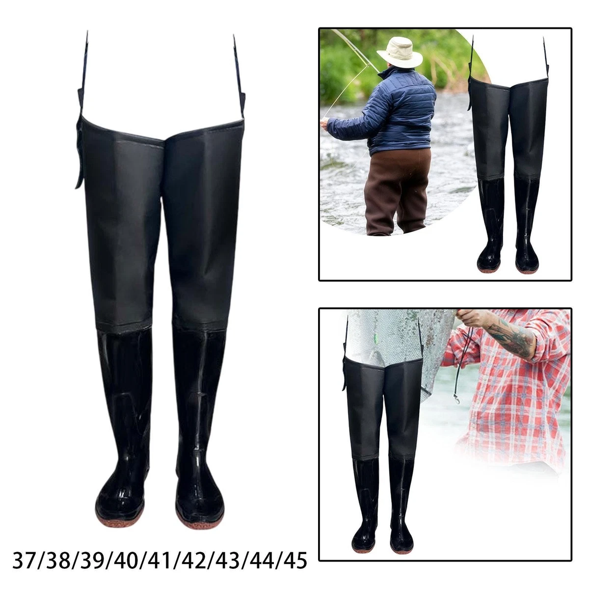Hot stivali a coscia pesca Discount STIVALI PER LA PESCA IN PVC TUTTA COSCIA N 4