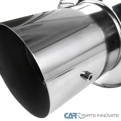 かわの Fits 1989-1994 240SX S13 S/S Exhaust Catback System Muffler Tips