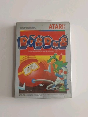 Dig Dug (Atari 2600, 1983) Sealed - Tears In Plastic