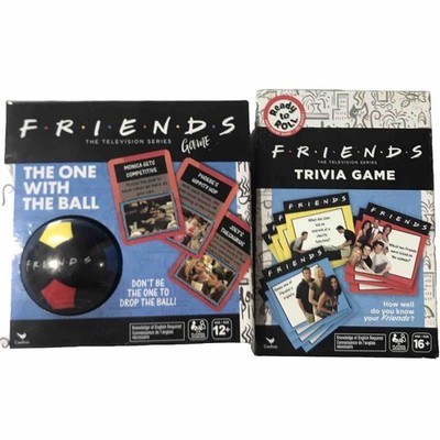 2 Friends Television Series Trivia Game Lot New Cardinal Games Roll Card Games