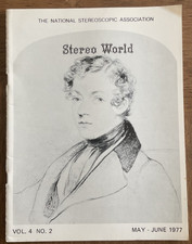 Vintage STEREO WORLD MAGAZINE, THE NATIONAL STEREOSCOPIC ASSOCIATION 1977