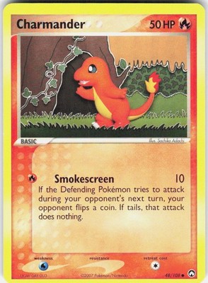 Charmander 48/108 Common Power Keepers Pokemon Lightly Played
