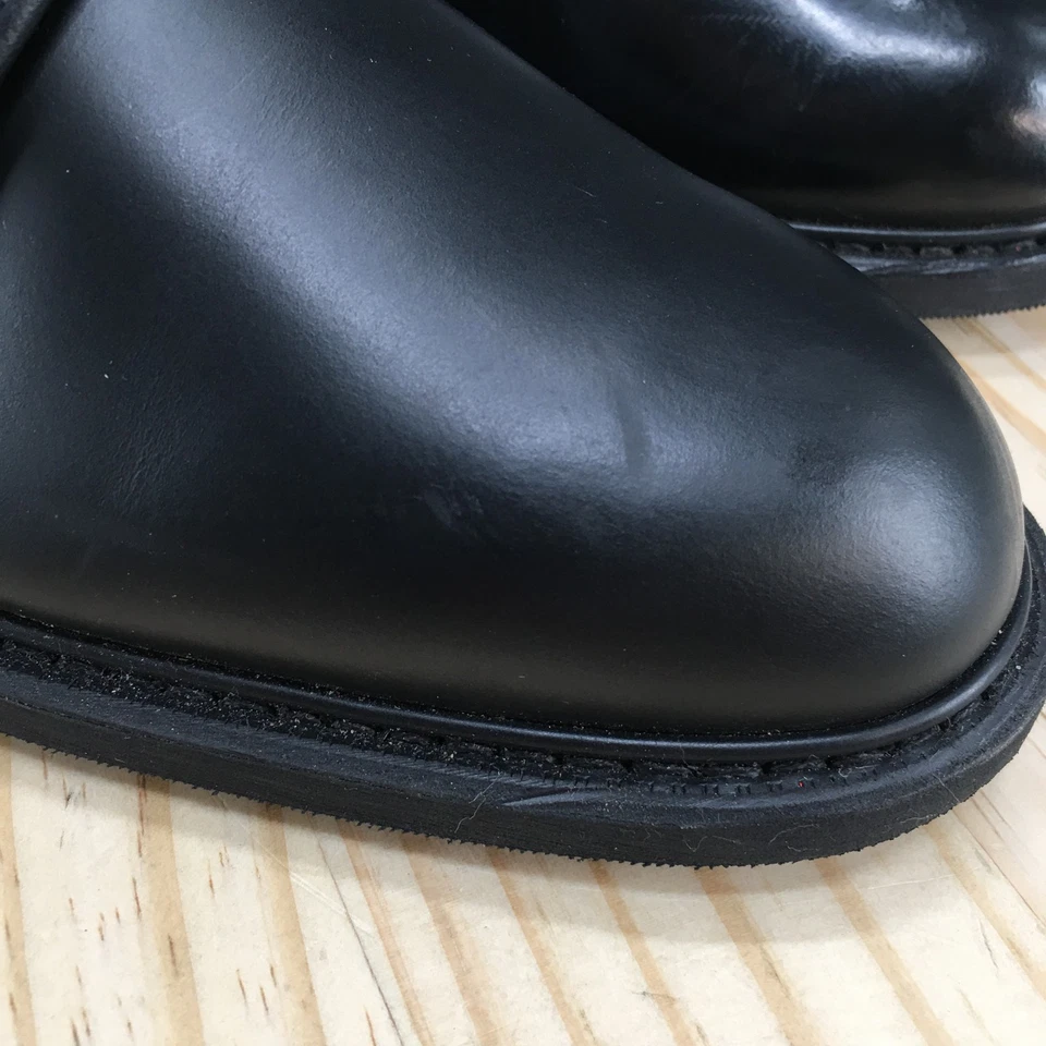 Zapatos de vestir Bates para hombre 10.5D negros Oxford con cordones cuero trabajo formal E00968 Foto 4 de 4