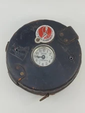 Detex Watchclock Corp Guardsman Clock w/Original Leather Case Vintage No Keys