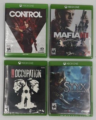 Xbox One Lot: Control, Mafia III 3, Occupation & Styx Shards Of Darkness