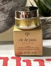 Cle de Peau Beaute Eye Contour Cream Supreme .06 oz 2 ml Travel Size NIB U