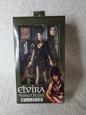 ELVIRA MISTRESS OF THE DARK "COMMANDO" Action Figure BRAND NEW 