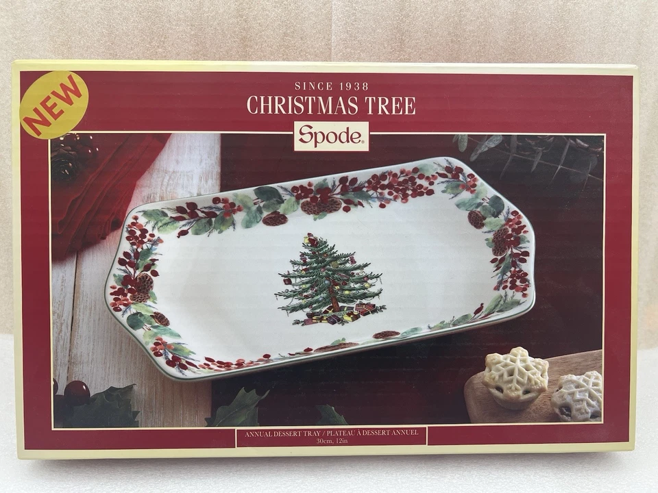 Spode Christmas Tree 2023 Annual Dessert Tray Ceramic 12in By Portmeirion NEW - Image 2 of 4