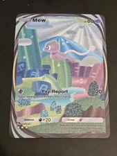 Mew 286 Genetic Apex Pokemon TCG Pocket Custom Textured Fanart Card