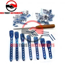 Proximal Humerus locking Philos Plate 3.5mm Titanium Set 4 to 10Holes Set 128pcs