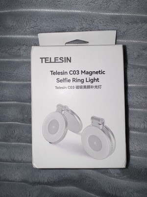 TELESIN C03 Magnetic Selfie Light, Phone Light Compatible with Phone Magnet