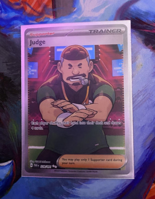 Nintendo Pokémon TCG Judge Trainer-Unterstützer Full Art 226/190 Englisch 2023