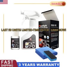 2026 Automotive Headlamp Restoration Fluid Kit 180ml Headlight Polishing Cleaner
