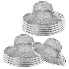 10pcs Mesh Sink Strainer 4.5 Diameter Stainless Steel Slop Basket Filter Trap