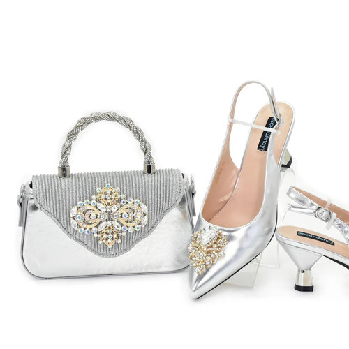 New Fashion Women Shoes and Bags To Match Set Nigeria Party Italian Shoe and - Picture 10 of 27