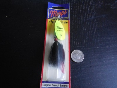 Mepps Aglia Dressed Spinner #5     1/2oz B5ST HC-BK