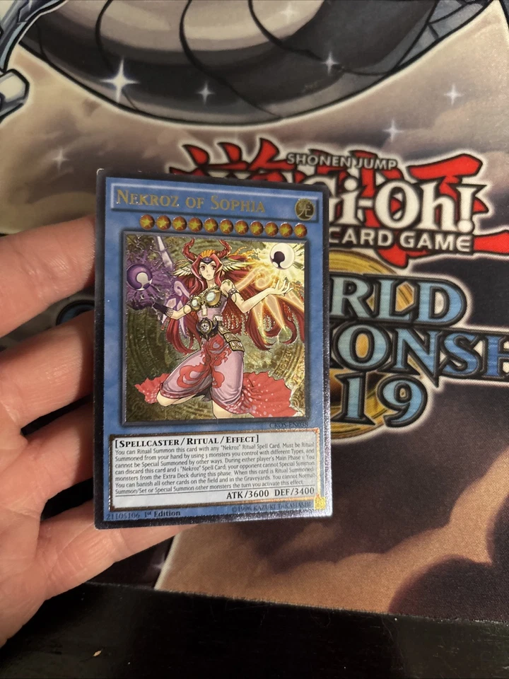 (MC) Yu-Gi-Oh Nekroz Of Sophia Ultimate Rare-1st Ed-(UTR}- CROS-EN038 VLP - Image 2 of 4