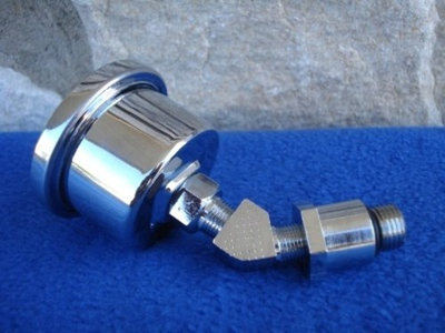 #ad 100 PSI OIL PRESSURE GAGE WITH ADAPTER FITTING FOR HARLEY SHOVELHEAD amp; BIG TWIN $34.95