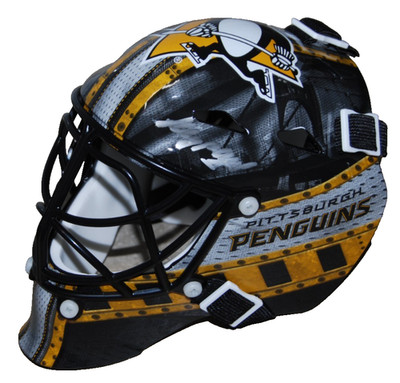 SERGEI MURASHOV signed (PITTSBURGH PENGUINS) mini goalie helmet