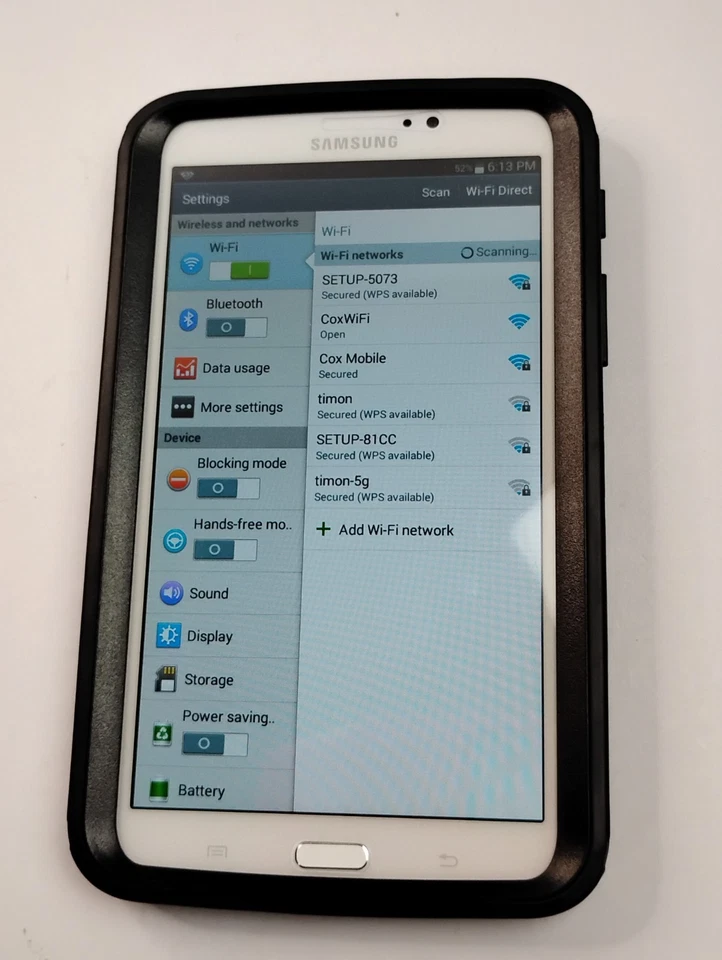 Samsung Galaxy Tab 3 SM-T210R 8GB Android Tablet - Bundle with Otter Box Case - Image 4 of 4