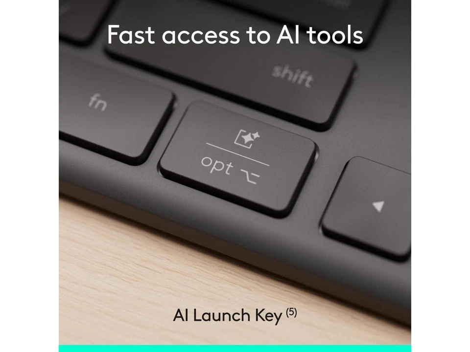 Logitech Signature Slim Wired K620 para empresas, teclado de tamaño completo, grafito Foto 2 de 4