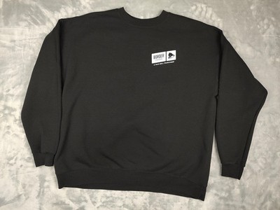 Hanes Sweatshirt Mens XL Black Crewneck Pullover Border Foods Taco Bell Graphic