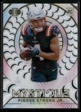 2022 Panini Illusions #M-24 Pierre Strong Jr. Mystique Rainbow