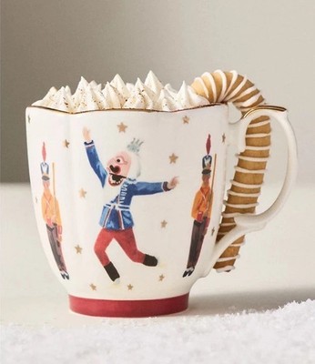 Anthropologie New York City Ballet Mug Nutcracker New