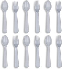 Kids Spoons and Forks Toddler Utensils Plastics Reble Sierware Baby