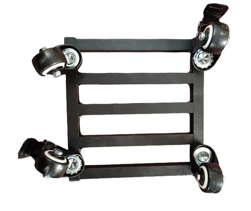 Aluminum Square Plant Dolly Stand Rolling 4 Wheels Caddy Holder Patio Pot Black - Picture 7 of 46