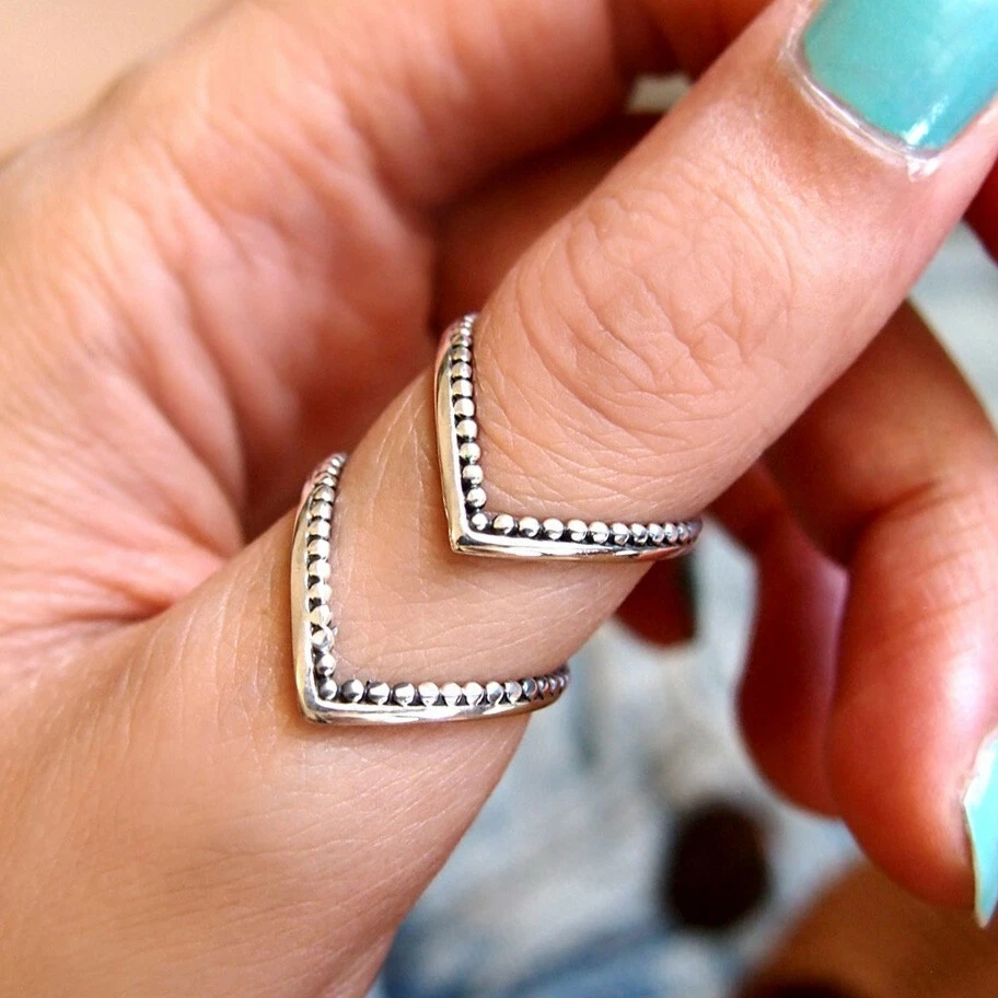 Sterling silver hotsell rings boho