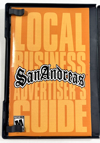 Grand Theft Auto San Andrea Sony PlayStation 2 Black Label With Manual Tested - Picture 4 of 8