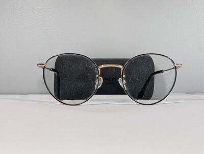 Jill Stuart Eyeglasses Frames Gold Black 48-20-145