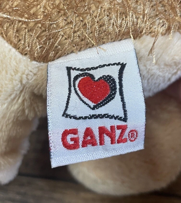 Ganz Webkinz 8" Plush Cocker Spaniel Stuffed Dog Brown Beige Long Silky Hairs - Image 4 of 4