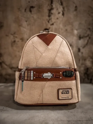 Loungefly Star Wars Obi-Wan Kenobi Cosplay Mini Backpack Amazon.com | Loungefly Star Wars Obi-Wan Mini Backpack  main image 2