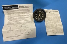 80 Mph Faria Euro Black Speedometer